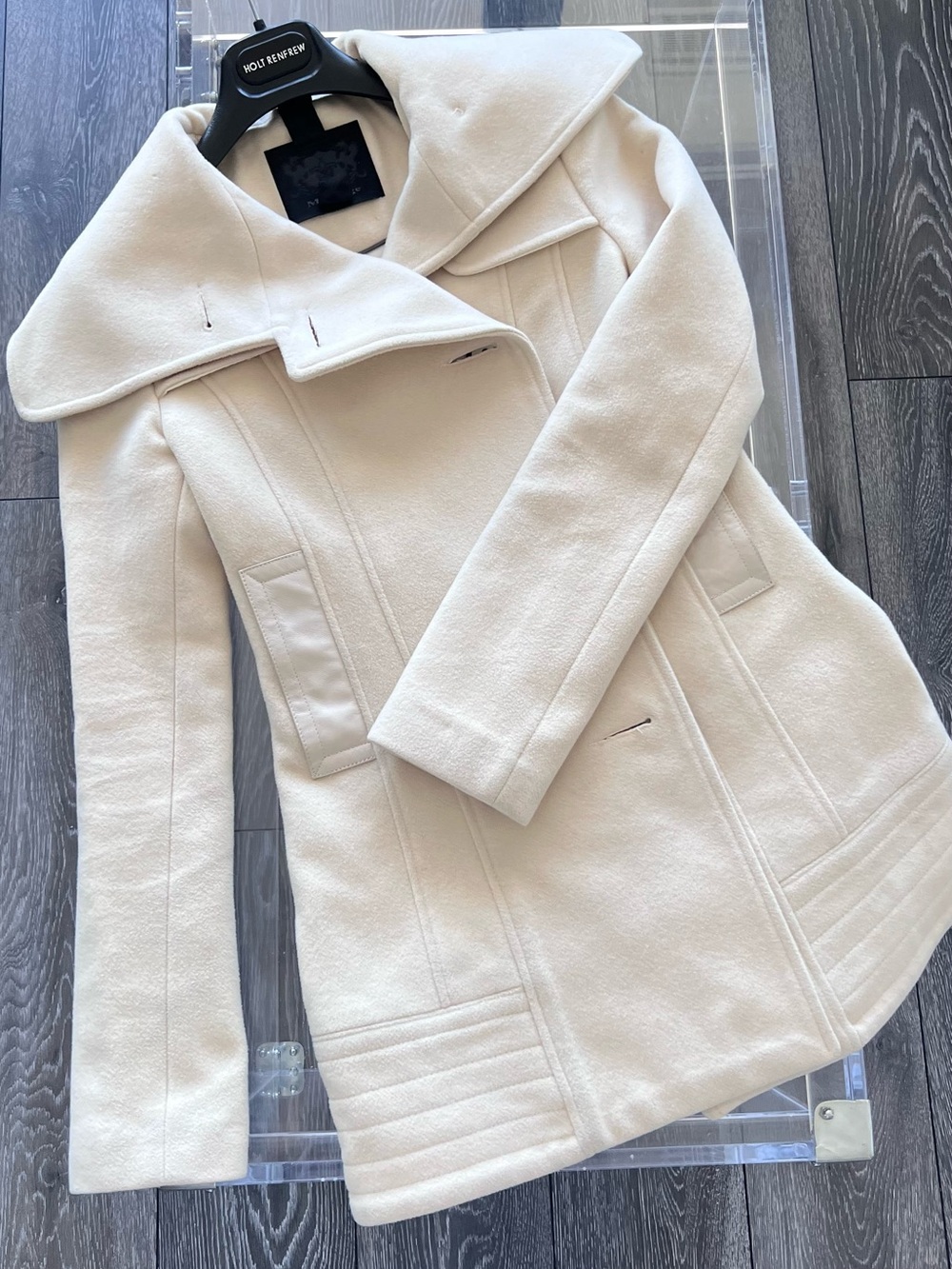 Mackage Wool-Cashmere Cream Coat